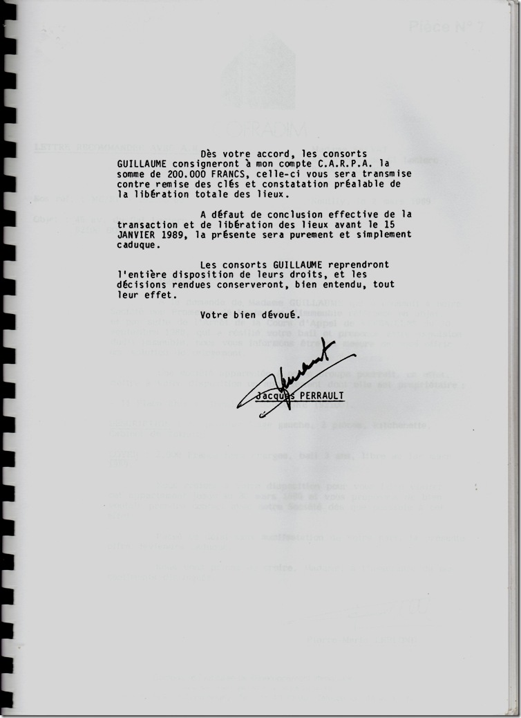 6)_Lettre_du_08_12_1988_de_Me_Jacques_PERRAULT_ Avocat_à Me_Jean-Pierre_ADAM_administrateur_Judiciaire_page_2.