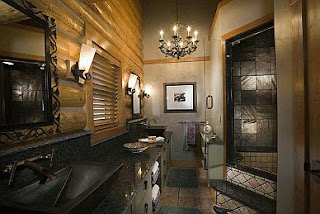 Rustic Bathrooms, Decoration and Design