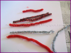 Pipe cleaners for Patriotic Craft