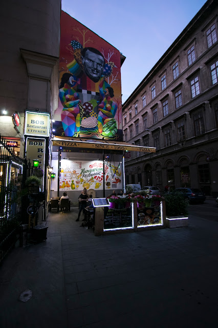 Murales nel quartiere ebraico-Budapest