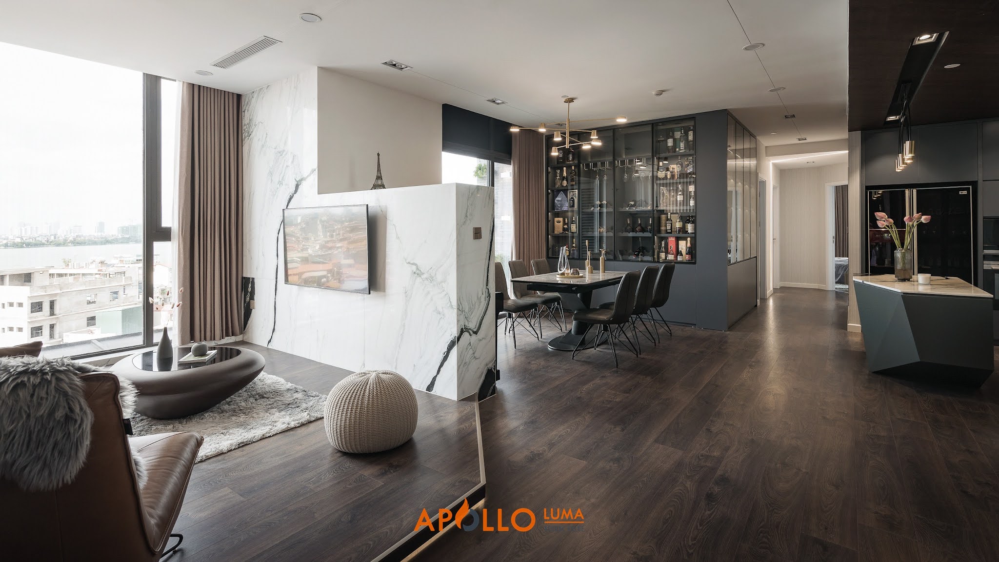 Nội thất Apollo Luma - đơn vị thiết kế nội thất chuyên nghiệp Sun Grand City Thụy  Khuê