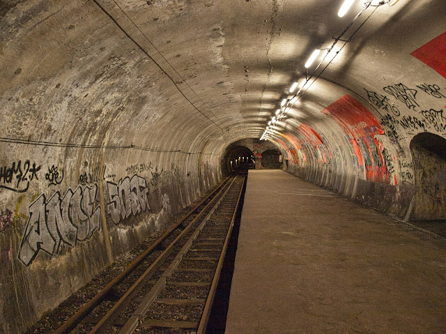 jiemve, métro, métropolitain, HAXO, Porte des Lilas, tunnel, quai, station fantôme, voie