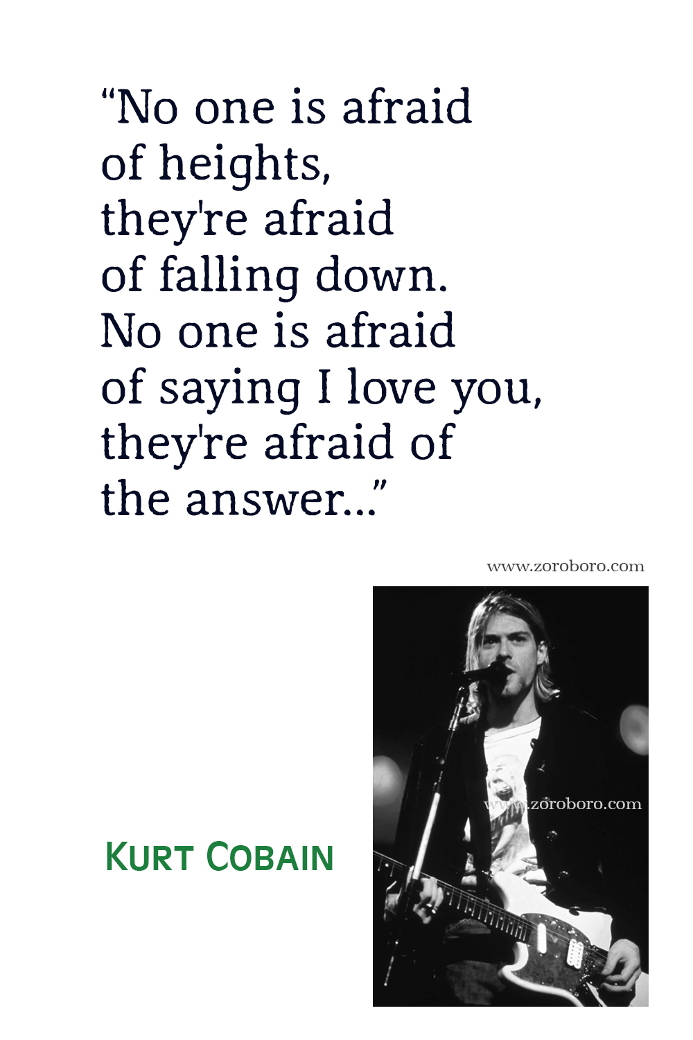 Kurt Cobain Quotes, Kurt Cobain Life Quotes, Kurt Cobain Love Quotes, Kurt Cobain Death Quotes, Kurt Cobain Fame Quotes, Kurt Cobain Quotes.