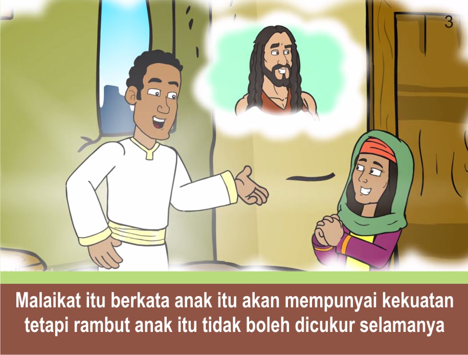 Komik Alkitab Anak: Rahasia Kekuatan Simson