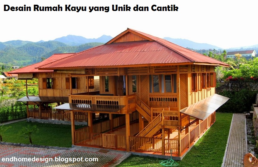  Rumah Papan  Cantik Desainrumahid com