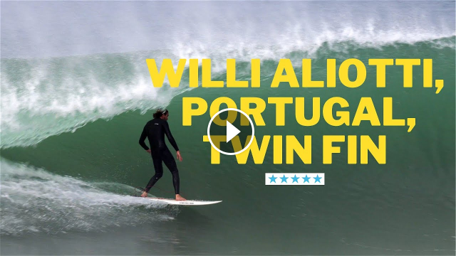 Portugal Willi Aliotti and a Rippy Twin Fin