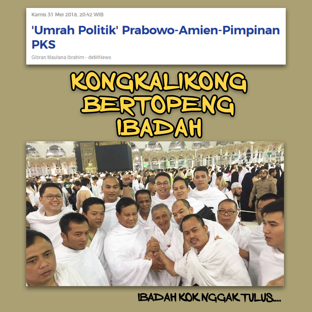 Prabowo Umroh Politik BSSNCO