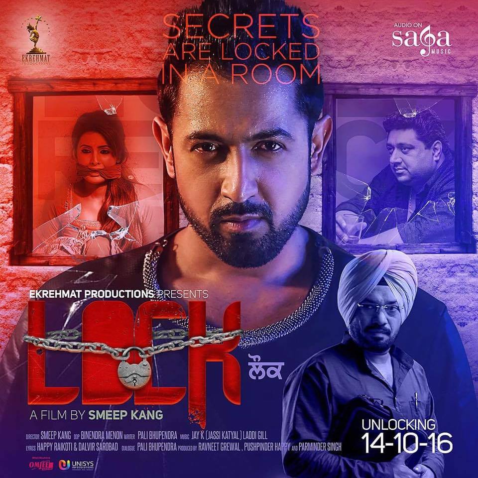 full cast and crew of Punjabi movie Lock 2016 wiki,  Smeep Kang, Gippy Grewal, Geeta Basra, Gurpreet Ghuggi, Gulshan Grover Lock story, release date, Actress name poster, trailer, Photos, Wallapper