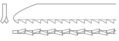 MILLED SIDE SET TEETH