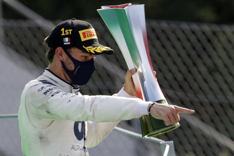 Fórmula 1: Pierre Gasly sorprendió en el GP de Monza: Lewis Hamilton fue penalizado y los Ferrari abandonaron