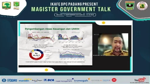 IKAFE DPC Padang helat Webinar tentang Ekonomi Sumbar