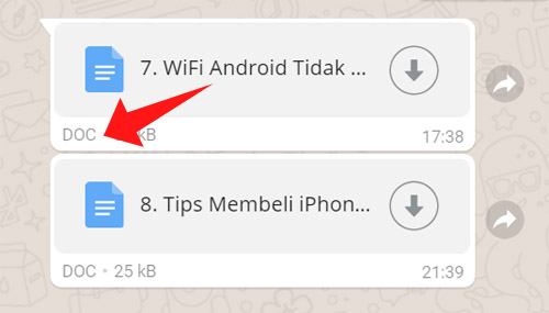 Cara Download File dari WhatsApp yang Format Filenya Tidak Didukung