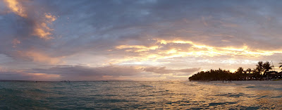 Dumaluan beach sunset