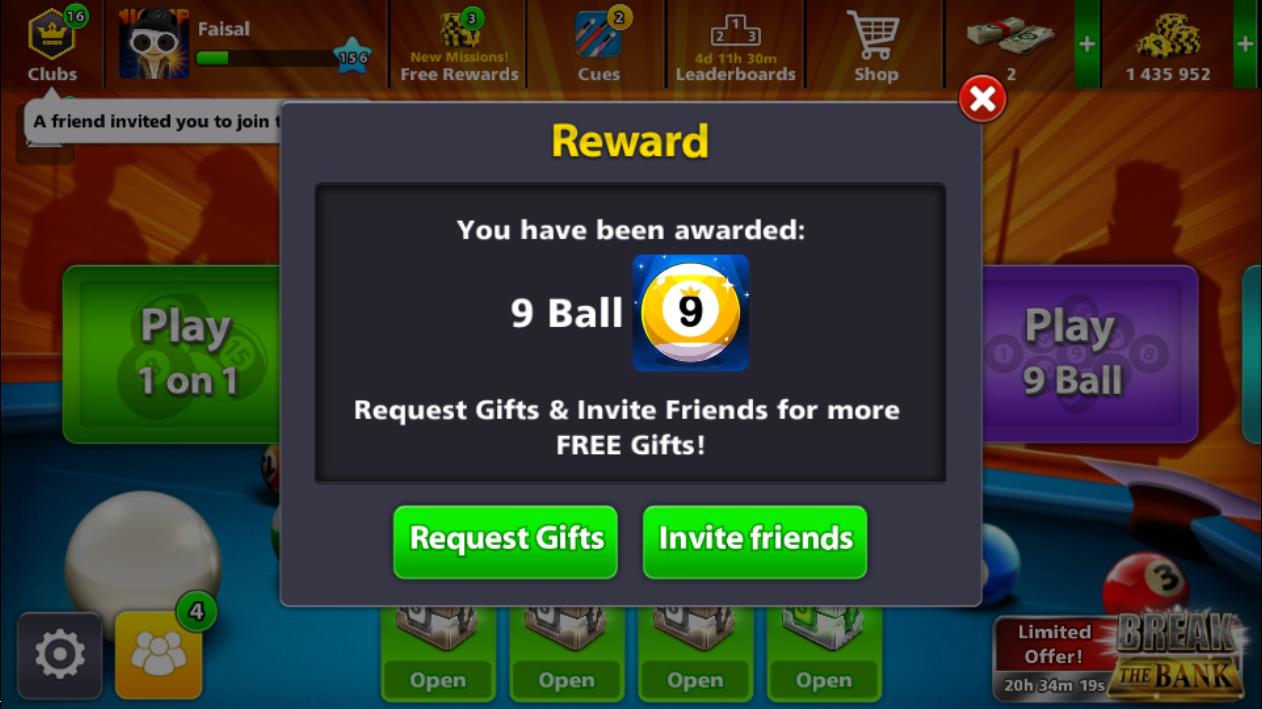 8 BALL POOL FREE REWARD || 9 BALL AVATAR || || CLAIM NOW ... - 