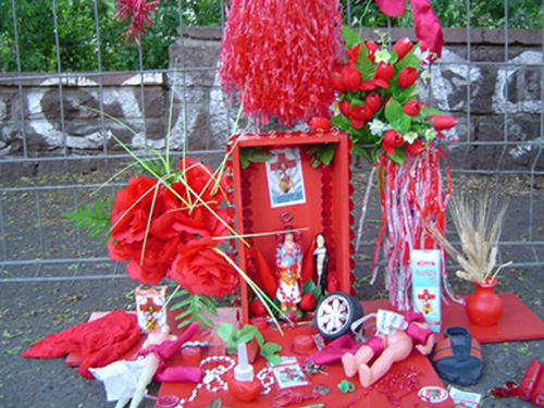 altar gauchito , berlin