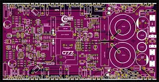 PCB Layout TD EEEngine G77  PSU 160V DC CT