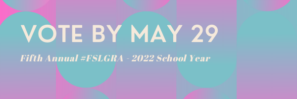 Vote by May 29 for FSLGRA books (2022)