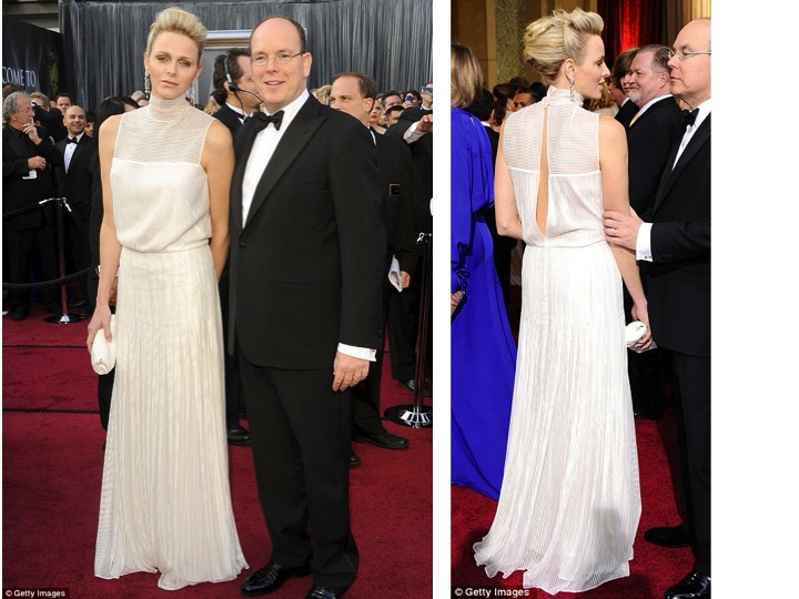 Charlene Wittstock, HSH Princess of Monaco Attends the Oscars 2012