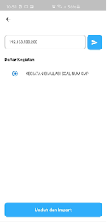 Memasukan IP AKM Android
