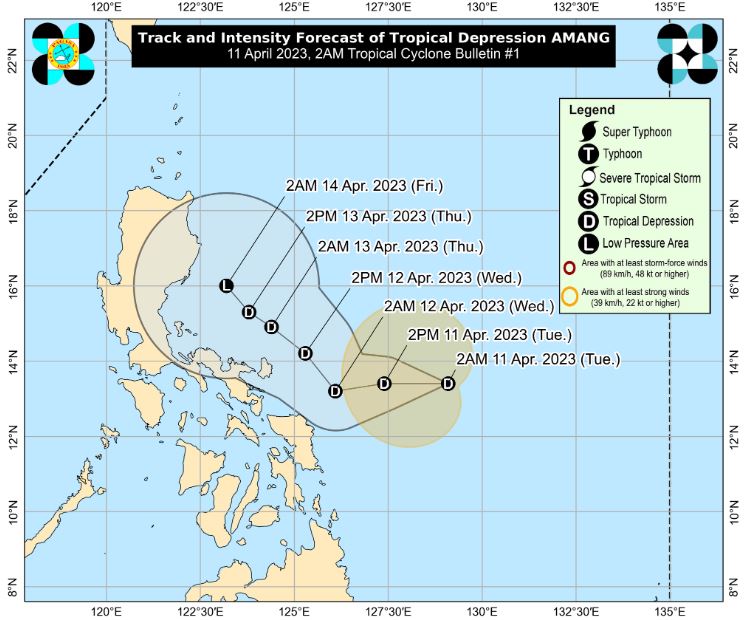 'Bagyong Amang' PAGASA forecast