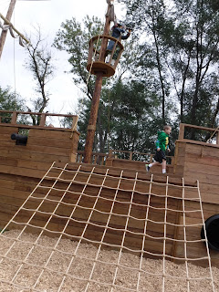 pirate ship play structure at scarecrow farms lawton iowa