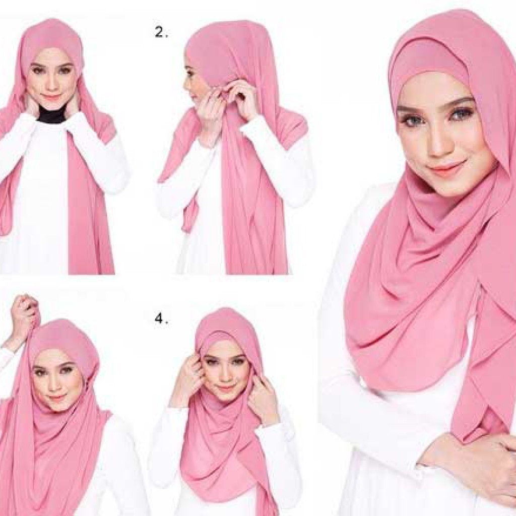 30 Cara Mudah Dan Praktis Memakai Hijab Pashmina Terbaru