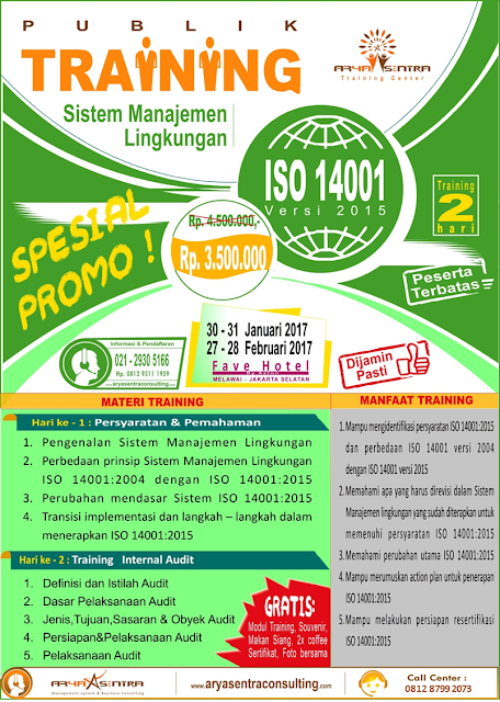 Training ISO 14001 murah yogyakarta 