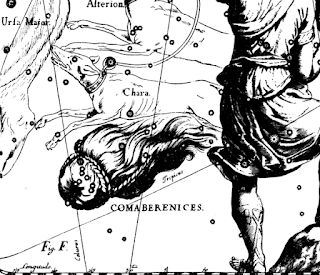 Образ на съзвездието Косите на Вероника | Coma Berenices