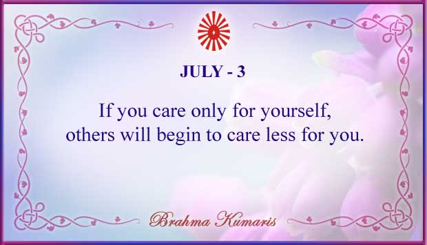 Thought For The Day July 3