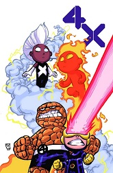 X-Men - Fantastic Four #1 by Skottie Young