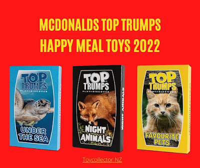 Top Trumps 2022 McDonalds Happy Meal Toys