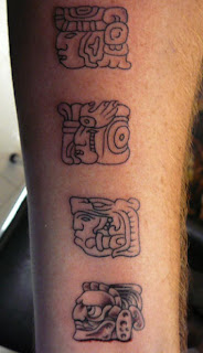 Aztec Deity Symbol Tattoos