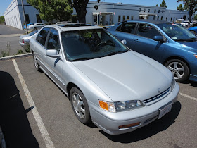 Accord after headlight restoration and complete car paint job at Almost Everything Auto Body.