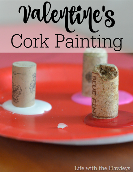 Valentines Cork Painting