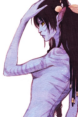 Desain Avatar dari film avatar