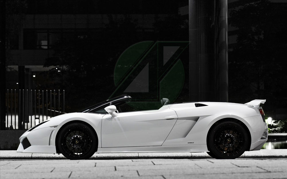 Lamborghini Gallardo LP5604 White Color Side