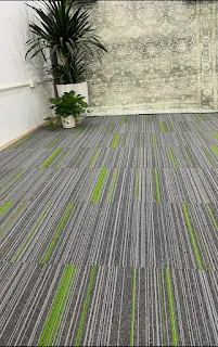 Thảm văn phòng sử dụng thảm tấm Color