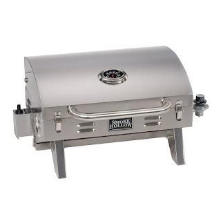 Smoke Hollow 205 Stainless Steel Portable Tabletop Propane Gas Grill, image, review features plus buy at discounted low price, top 5 best outdoor gas grills BBQs under $200