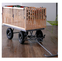 repurposed recycled drop side crib 