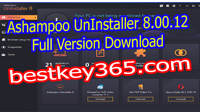 Ashampoo UnInstaller 8.00.12 Full Version Download [bestkey365.com]