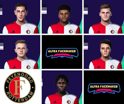 PES 2021 Feyenoord Facepack by Alfra