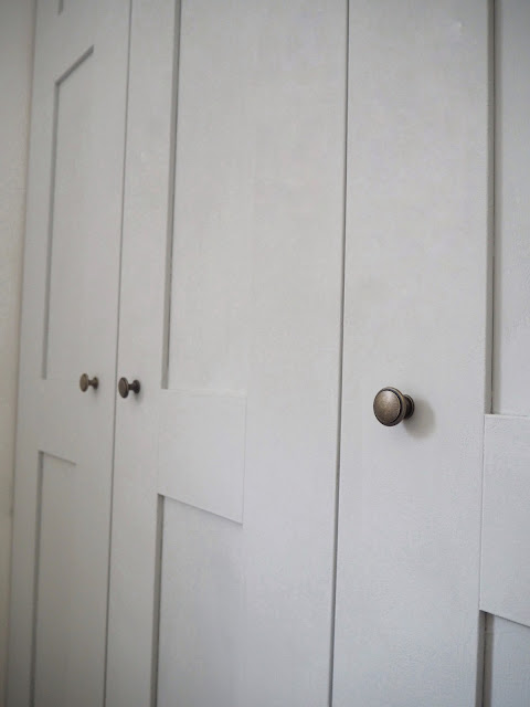 how to paint mdf laminate melamine wardrobes using rustoleum chalk paint and primer to create a traditional vintage style piece of furniture