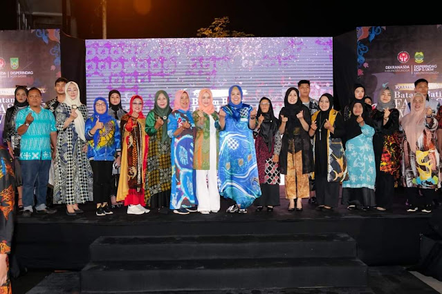 Perkuat Kolaborasi, Marlin Melakukan Roadshow Batak Batik Fashion Week 2022 di Lingga