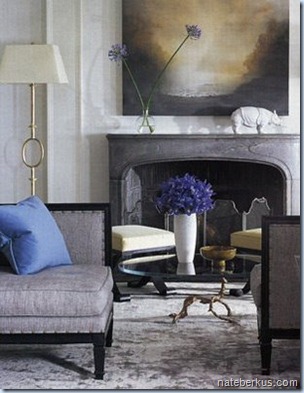 Nate Berkus mantel art