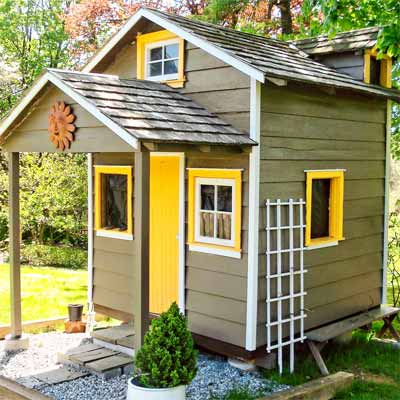 Relaxshacks.com: A Shed/Playhouse converted into a TINY HOUSE 