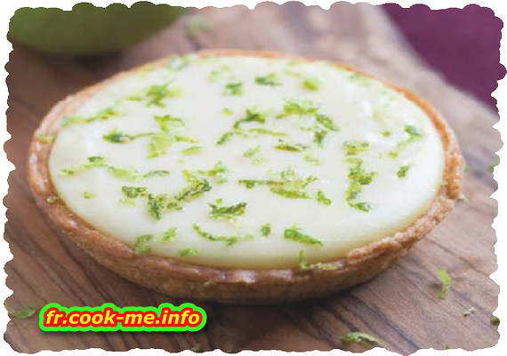 Tartelette crème de citron vert et camembert