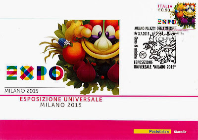 timbre, TAD, carte "Milano 2015" - Italie