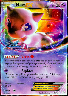 Mew EX Dragons Exalted Pokemon Card