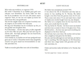 sample page from  Snapshots by Corina Duyn, with text both in English and Dutch