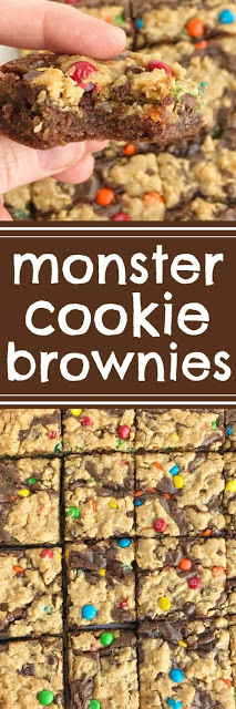 Easy Monster Cookie Brownies